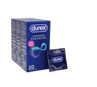 Durex- Lot de 3 boîtes de Préservatifs Performance Booster (30 Préservatifs Performance Booster/Le packaging peut varier Longer Pleasure)