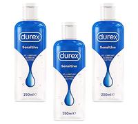 DUREX Lot de 3 Gels Lubrifiant Sensitive - A base d'eau - 250ml