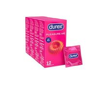 Durex - Lot de 48 Préservatifs Pleasure Me - Texture Ultra Perlés