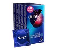 Durex - Love - Lot de 5 Boîtes de Préservatifs - 30 Préservatifs