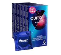 Durex - Love - Lot de 6 Boîtes de Préservatifs - 36 Préservatifs
