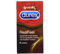 Durex Love sex - Préservatifs RealFeel Pad - Lot de 6