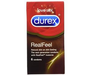 Durex Love sex - Préservatifs RealFeel Pad - Lot de 6