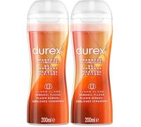 Durex Lubrifiant et Gel de Massage, Parfum Ylang 200 ml (Lot de 2)