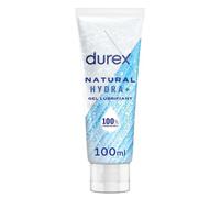 DUREX - Lubrifiant Hydratant Natural Hydra+ pour Confort Optimal et Sensations Douces (Flacon 100mL) - Le Lot De 3