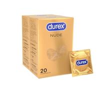 DUREX Nude - 40 Préservatifs pour Homme - Ultra Fins - Taille Standard (2x20)