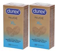 DUREX Nude XL 10 Préservatif(S) 2x1 pc(s)
