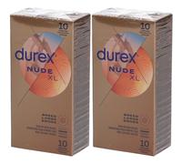 durex® Nude XL Préservatifs Sensation Peau contre Préservatif(S) 2x10 pc(s)