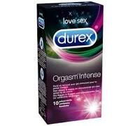 Durex Orgasm’Intense Préservatifs Lubrifiés Gel Et Texture Stimulants Pour Elle 10 Préservatifs