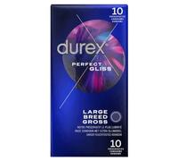 Durex Perfect Gliss - 10 Préservatifs Extra Lubrifiés