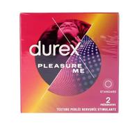 Durex Préservatifs Pleasure Me Perlés Et Nervurés 2 Pièces