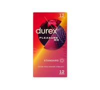 Durex Préservatifs Pleasure Me – Perlés et nervurés – 12 pièces