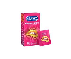 Durex PLEASURE ULTRA - 10 Préservatifs - Texture Ultra Perlée