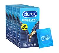 Durex Préservatif Classic Jeans confort et confiance - 4x9 Préservatifs