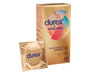 Durex - préservatif sans latex - sensation peau contre peau - 10 pièces