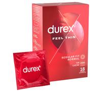 Durex - préservatif ultra fin - sensation naturelle - 18 pièces