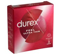 Durex - Préservatif ultra fin - sensation naturelle - 3 pièces