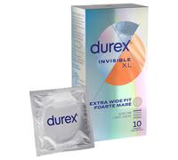Durex - Préservatif XL Invisible - ultra fin - boîte de 10
