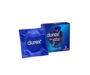 Durex Préservatifs Classic Jeans - 3 Confort et Confiance Préservatif(S) pc(s)