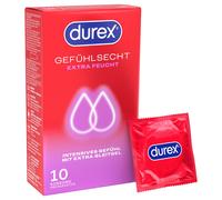 Durex - préservatifs extra lubrifiés (boîte de 10)