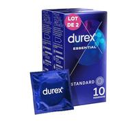 Durex - Préservatifs Extra Lubrifiés - Epais - 20 Préservatifs