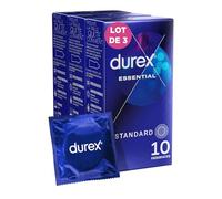Durex - Préservatifs Extra Lubrifiés - Epais - 30 Préservatifs