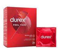 Durex Préservatifs Feel Thin Classic 24 Pièces Latex Fins