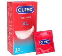 Durex Préservatifs Feeling XL – Fins et extra-larges 60 mm – 12 unités pour homme