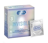 Durex Préservatifs invisibles extra lubrifiés - 3 pièces