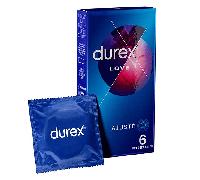 Durex Préservatifs Love - 6 Préservatifs Faciles à Mettre