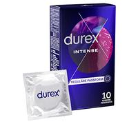 Durex Préservatifs Orgasm'Intense - Préservatifs Perlés et Nervurés avec Gel Stimulant - 10 pièces (version allemande)