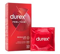 Durex - Préservatifs ultra fins - Sensation naturelle - Boîte de 12