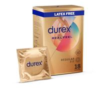 Durex Real Feel Lot de 18 préservatifs sans latex pour une meilleure sensibilité