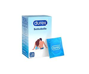 Durex Settebello Classico Preservativi, 18 Profilattici