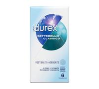 Durex Settebello Classico Vestibilità Aderente Preservativi 6 unità