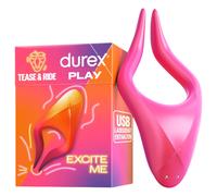 Durex Tease & Ride - Vibromasseur point G - silicone rose