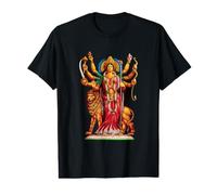 Durga Hindou Religion Divine Glory Goddess T-Shirt Graphique avec Valeur