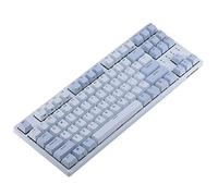 DURGOD Taurus K320 Clavier mécanique - Commutateurs Marron Cerise - Touches PBT - Clavier Filaire - Disposition américaine 87 Touches