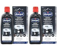 durgol swiss espresso - Détartrant spécial anti-calcaire pour tous types de machines à café - Enlève le calcaire efficacement - 1 x 500ml (Lot de 2)