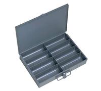 Durham 213-95-Ind Gris Gris Coll froid Individu Small Scoop Box 13-3 / 8 """" ""Largeur x 2"" ""Hauteur x 9-1 / 4"" ""Profondeur 8 Compartiment