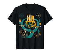 Durham Carte Cathédrale Péninsule Ponts Nord-Est T-Shirt