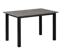Durham-Dining table 120x80 cm 6 places in concrete look