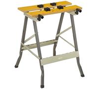 DURHAND Établi Pliant avec 4 Serre-Joints 100 kg 62,5x60,5x78,5cm Gris