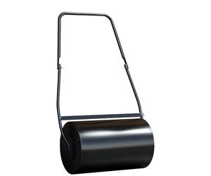 DURHAND Rouleau à Gazon, Rouleau de Jardin 50 cm, remplissable avec 38 L d'eau ou de Sable, poignée Ergonomique, Outil de Jardinage pour pelouse, Patio et Parc, Noir