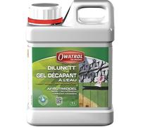 OWATROL - DILUNETT - Décapant Gélifié à l'Eau pour Bois Métal et PVC - Surfaces Extérieurs - 1 L