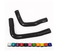 durite admission air Pour Chevy petit bloc pour Camaro SBC | Kit de durites de liquide de refroidissement de radiateur en silicone 1971-1988(Black)