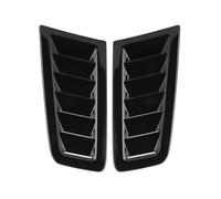 Durite Admission Air Pour Focus RS MK2 Style Capot De Ventilation Avant De Voiture 2 Pièces Capot Universel Évents Moteur Pièces Extérieures Voiture Tuyau D'admission D'air(Gloss black)