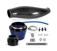 Durite Admission Air Tuyau D'admission D'air Pour Voiture Pour Civic 1992-2000 EK EG Tuyau D'admission Filtre Air Noir Rouge Bleu Carbone Véritable(Fibre de carbone)