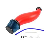 Durite Admission Air Tuyau D'admission D'air Pour Voiture Pour Civic 1992-2000 EK EG Tuyau D'admission Filtre Air Noir Rouge Bleu Carbone Véritable(Regular red)