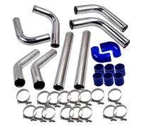 Durite Admission Air Tuyau D'admission Kit De Tuyauterie Turbo Universel en Aluminium De 2,5 Pouces pour Refroidisseur Intermédiaire Collier De Serrage en Silicone
